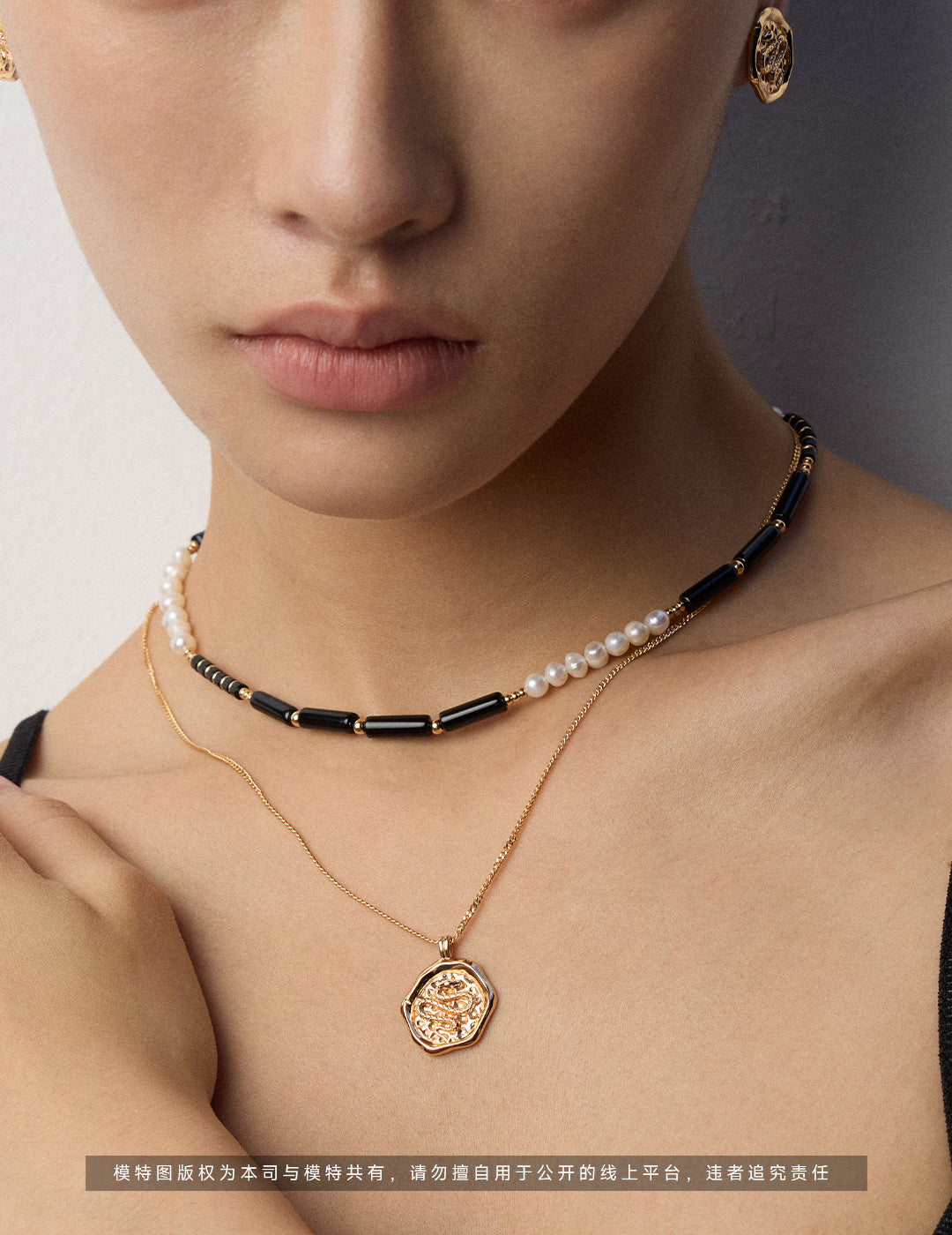 Sterling Silver Pearl & Agate Necklace & Bracelet Jewelry Set